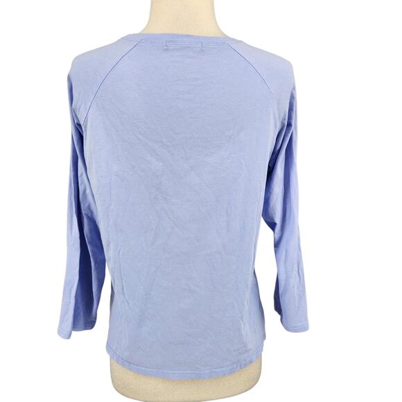 Eileen Fisher Light Blue Long-Sleeve Top – Size M - Picture 5 of 6
